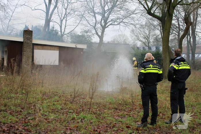 Brand ontstaan in leegstaand pand