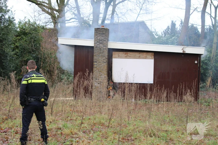 Brand ontstaan in leegstaand pand