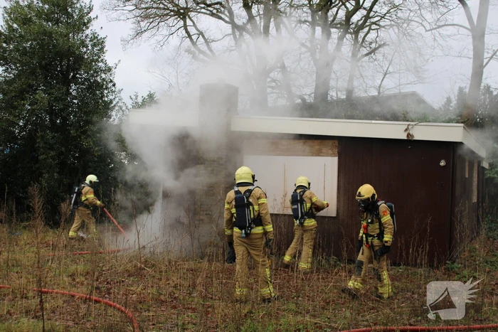 Brand ontstaan in leegstaand pand