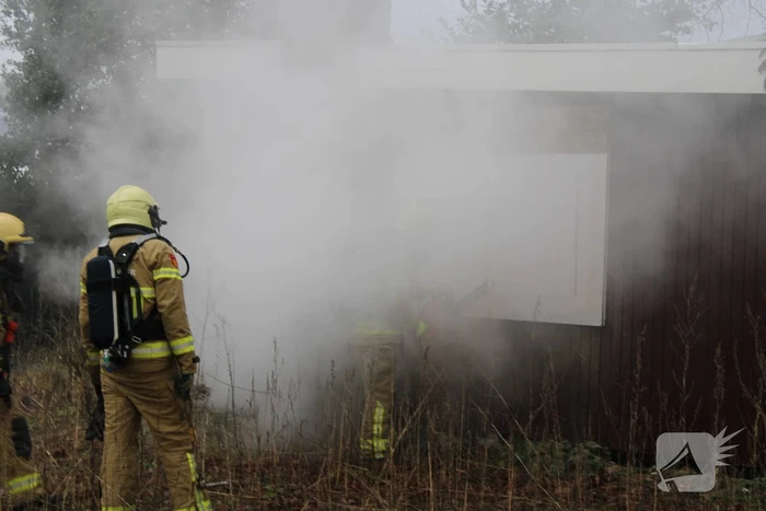 Brand ontstaan in leegstaand pand