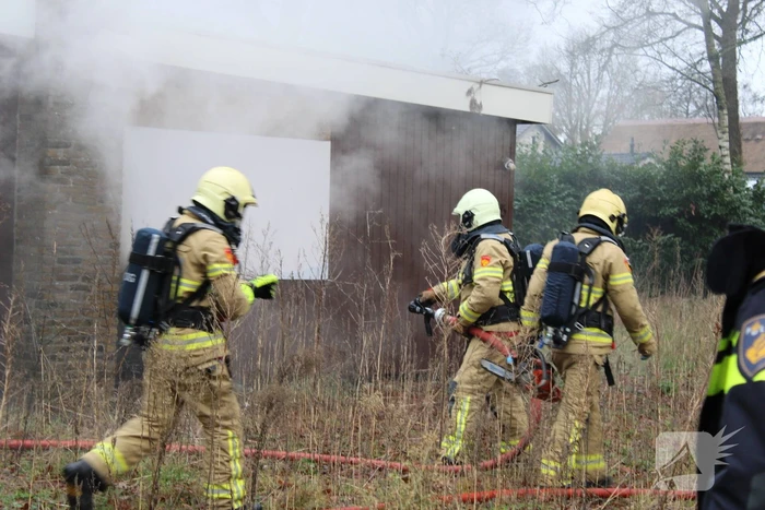 Brand ontstaan in leegstaand pand