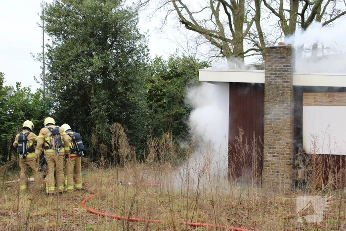 Brand ontstaan in leegstaand pand