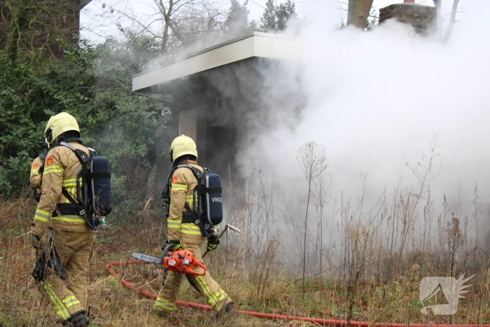 Brand ontstaan in leegstaand pand