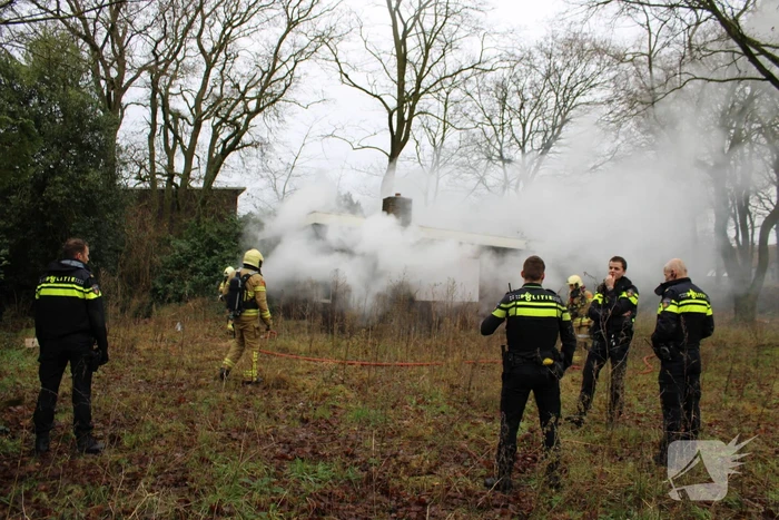 Brand ontstaan in leegstaand pand