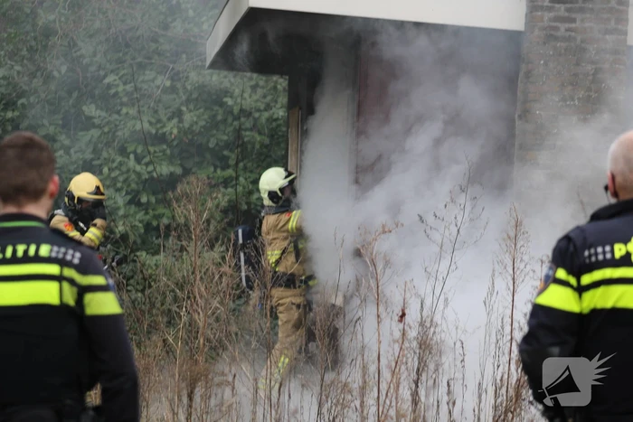 Brand ontstaan in leegstaand pand