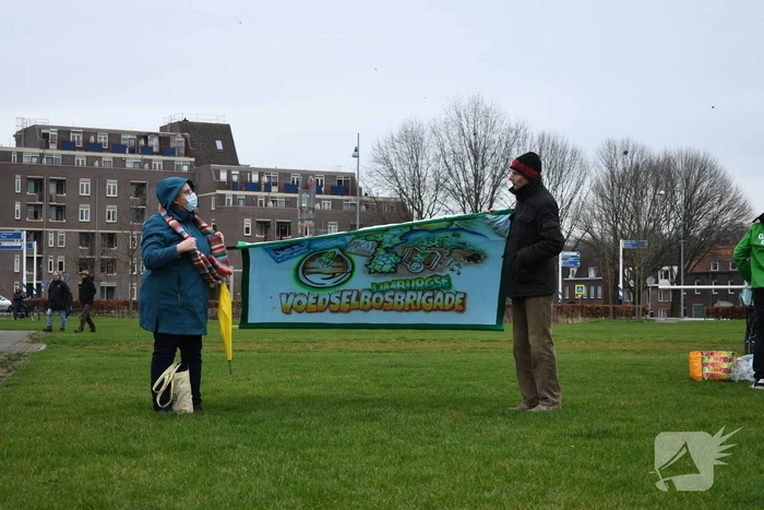 Demonstratie voor behoud van het Sterrebos