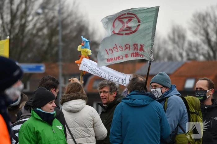 Demonstratie voor behoud van het Sterrebos
