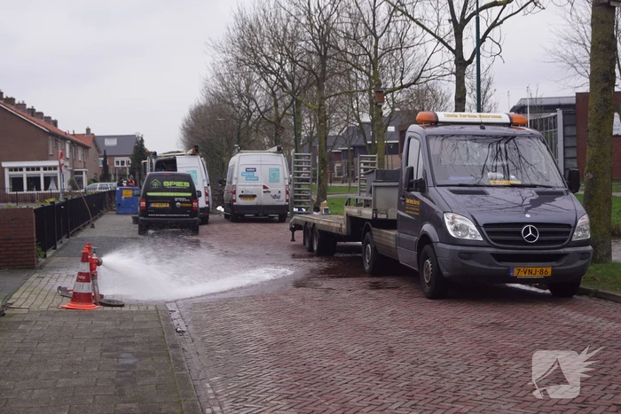 Woningen zonder water door waterlekkage
