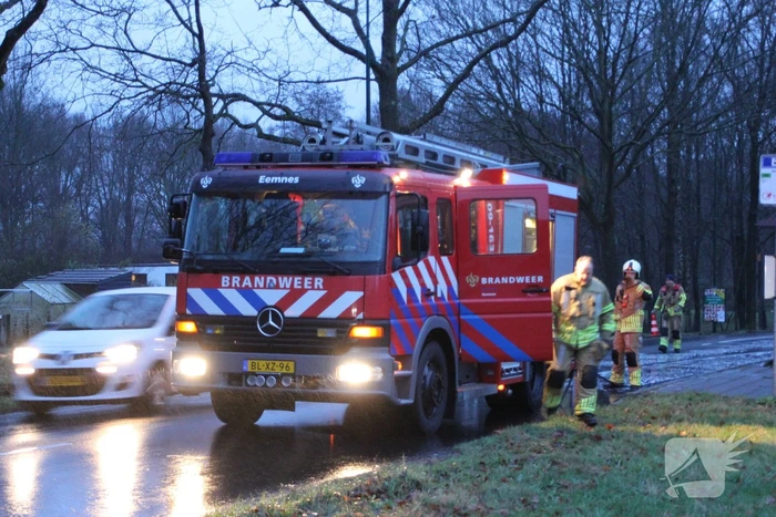 Kilometers lang oliespoor zorgt voor gevaarlijke situatie