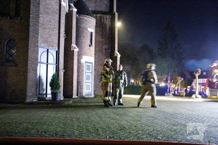 Brandweer ingezet voor brand in kerk