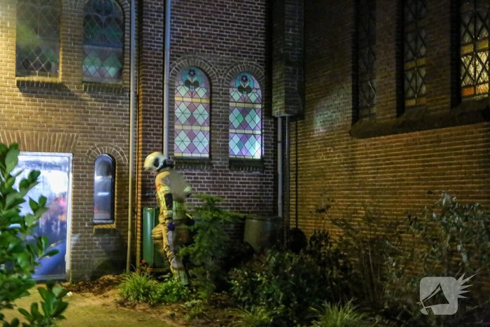 Brandweer ingezet voor brand in kerk