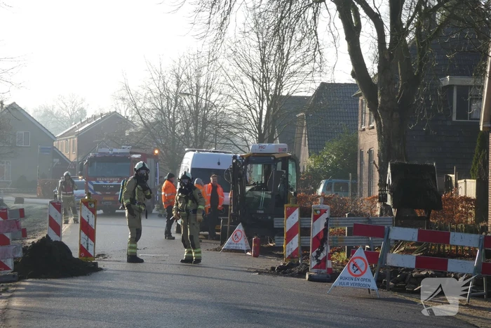 Gaslekkage geraakt tijden graafwerkzaamheden