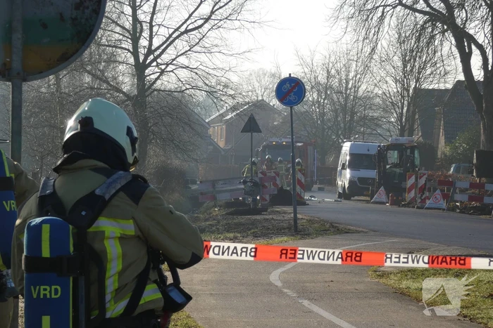 Gaslekkage geraakt tijden graafwerkzaamheden