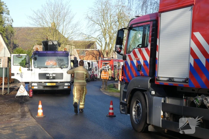 Gaslekkage geraakt tijden graafwerkzaamheden
