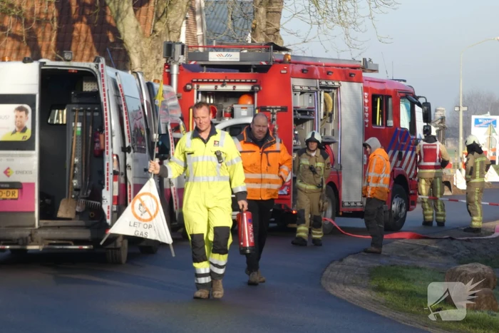 Gaslekkage geraakt tijden graafwerkzaamheden