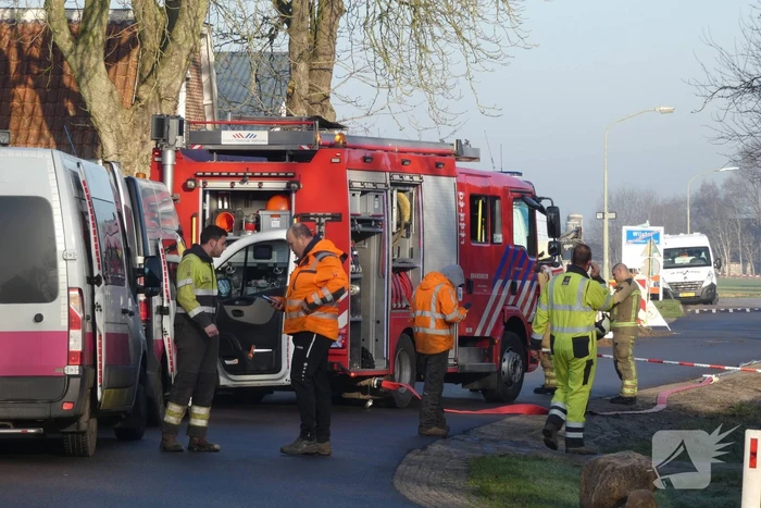 Gaslekkage geraakt tijden graafwerkzaamheden