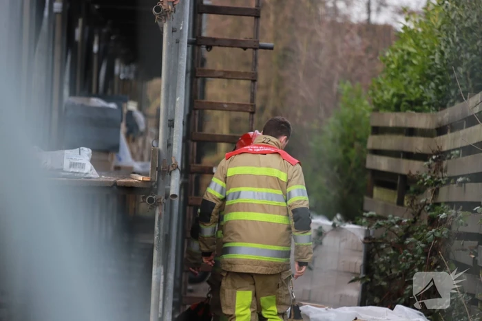 Bouwterrein ontruimd door gaslekkage