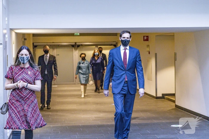Ceremoniële overdracht ministerie van Financiën