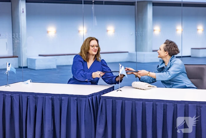 Ceremoniële overdracht ministerie van Financiën