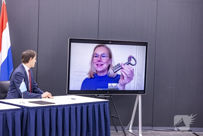 Ceremoniële overdracht ministerie van Financiën