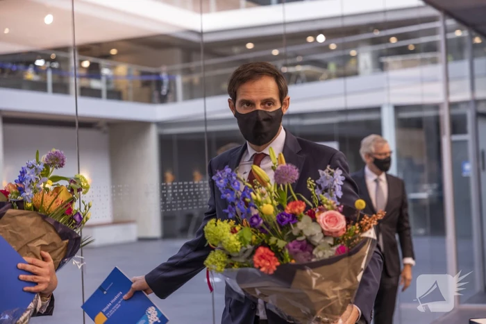 Ceremoniële overdracht ministerie van Financiën