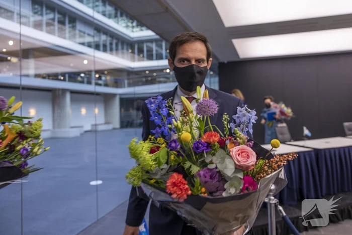Ceremoniële overdracht ministerie van Financiën
