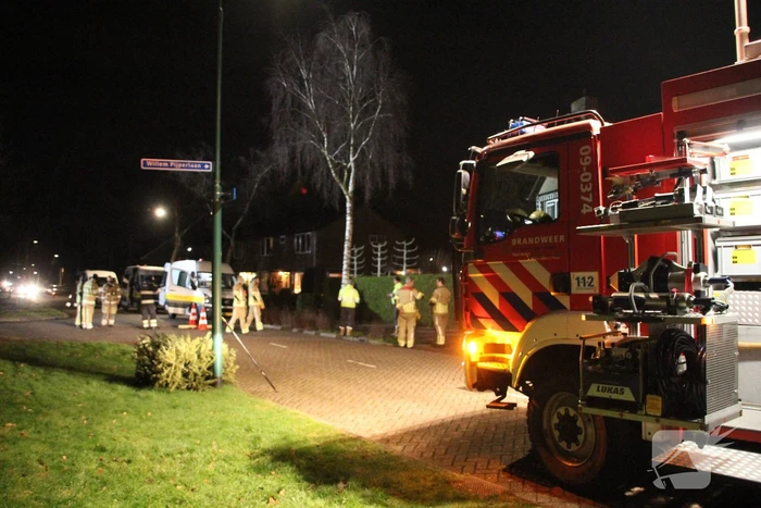 Brandweer ingezet voor hevige gaslekkage