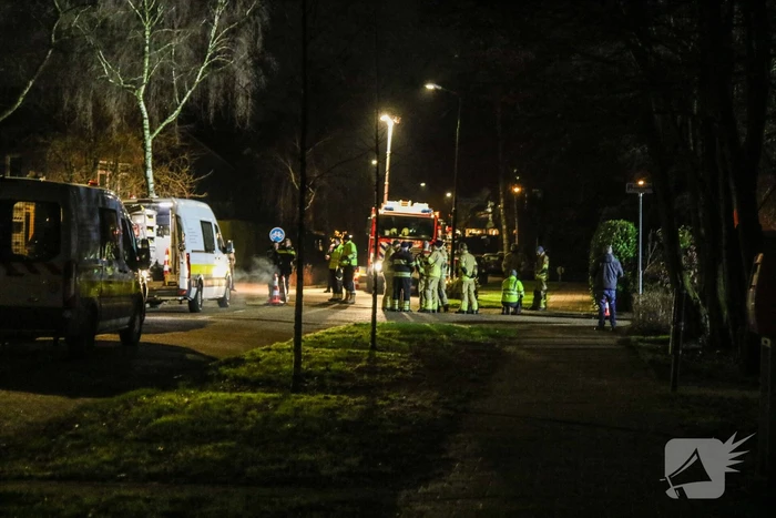 Brandweer ingezet voor hevige gaslekkage