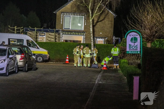 Brandweer ingezet voor hevige gaslekkage