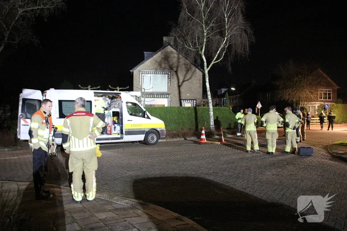 Brandweer ingezet voor hevige gaslekkage