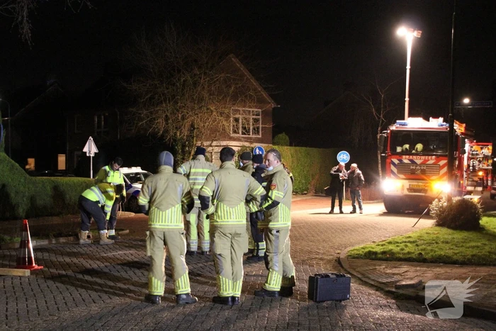 Brandweer ingezet voor hevige gaslekkage