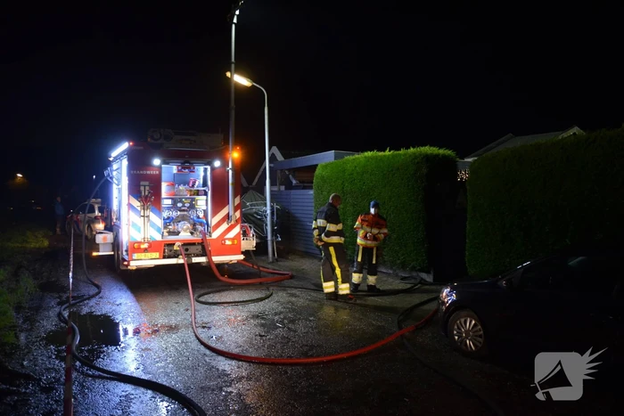 Brand aan boord van woonboot