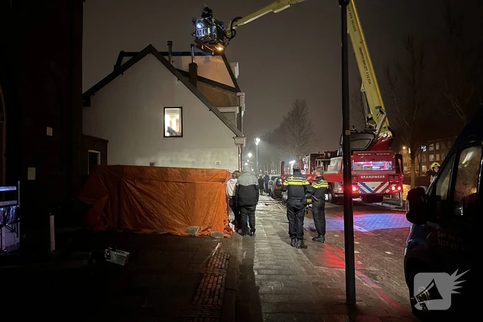 Brand in schoorsteen van woning snel geblust