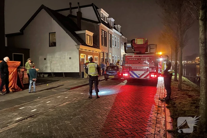 Brand in schoorsteen van woning snel geblust