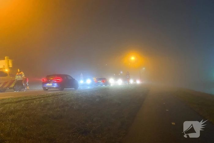 Twee bestelbussen betrokken bij kop-staart botsing