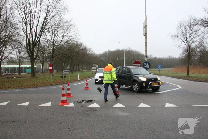 Range Rover flink beschadigd bij aanrijding
