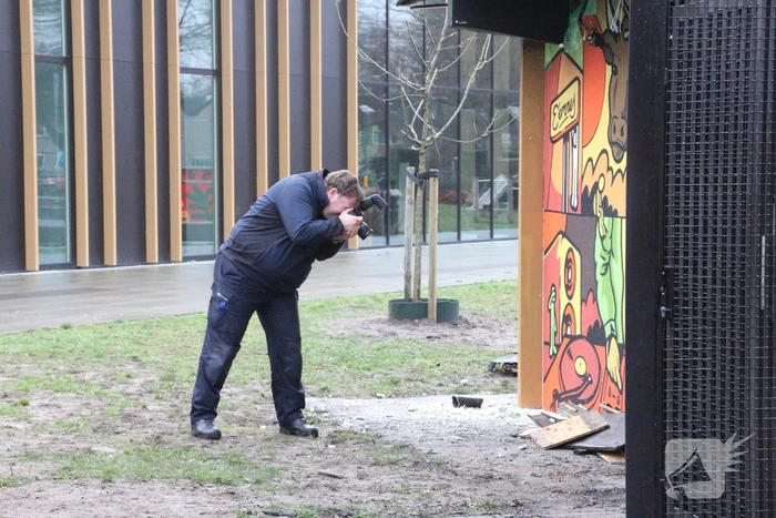 Forensische opsporing na brand jongerencentrum