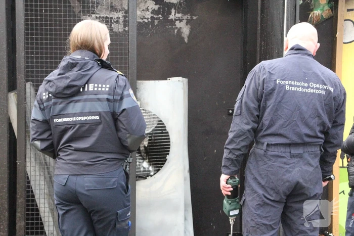 Forensische opsporing na brand jongerencentrum