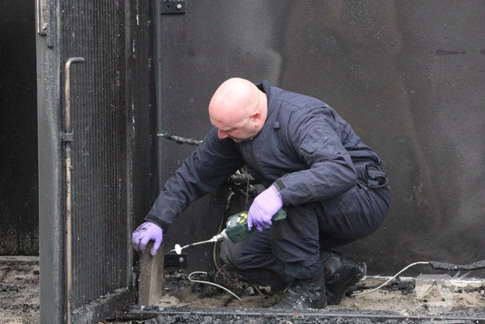 Forensische opsporing na brand jongerencentrum