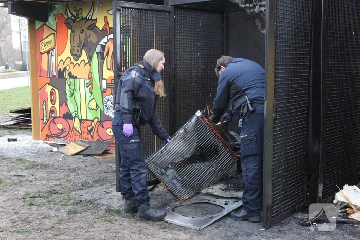 Forensische opsporing na brand jongerencentrum