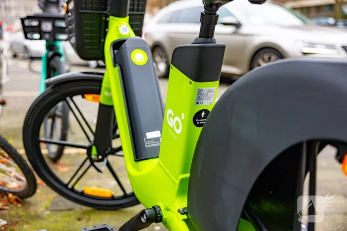 Go Sharing e-bikes klaar voor gebruik