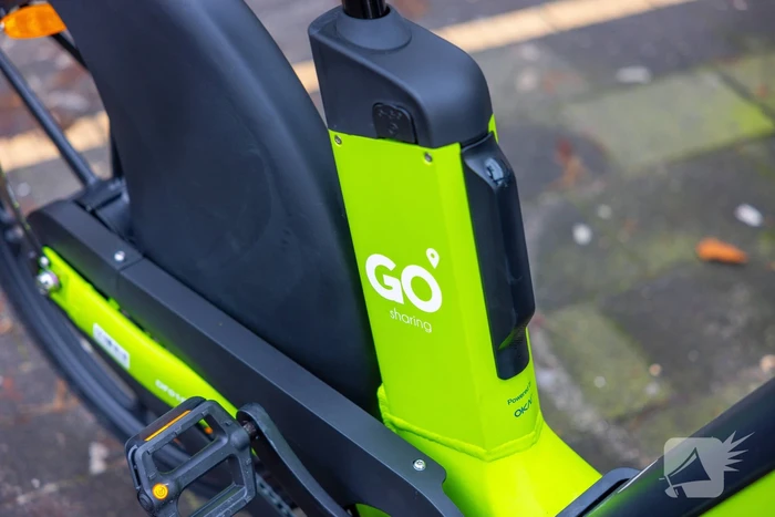 Go Sharing e-bikes klaar voor gebruik