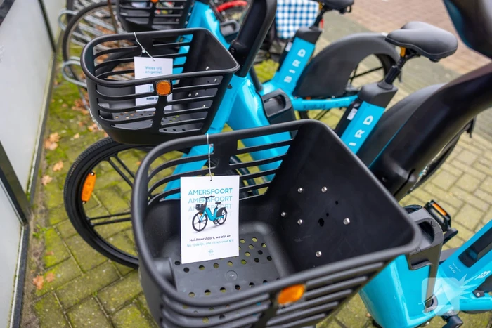 Go Sharing e-bikes klaar voor gebruik