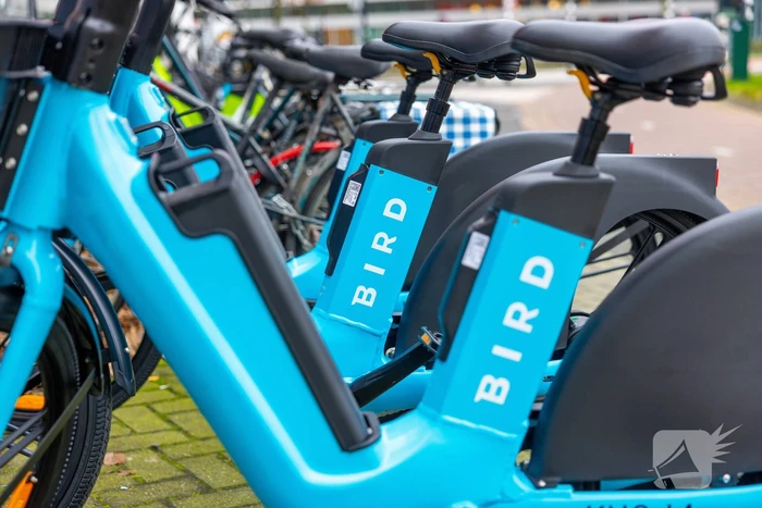 Go Sharing e-bikes klaar voor gebruik