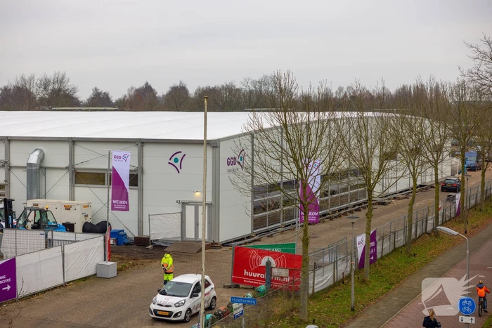 Laatste loodjes voor GGD XL test- en vaccinatielocatie