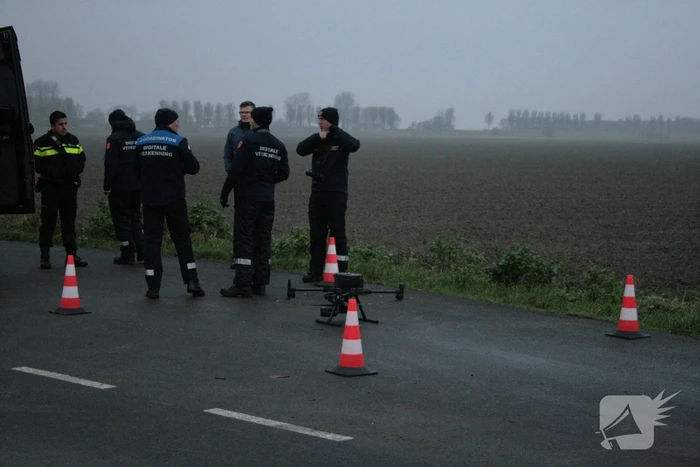Droneteam zoekt naar vermiste vrouw