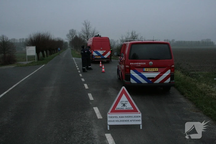 Droneteam zoekt naar vermiste vrouw