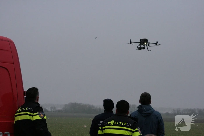Droneteam zoekt naar vermiste vrouw
