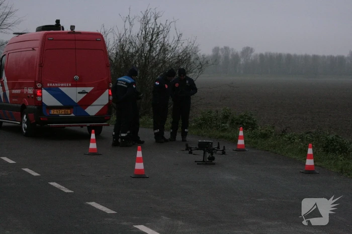 Droneteam zoekt naar vermiste vrouw