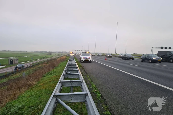 Schade bij ongeval op snelweg